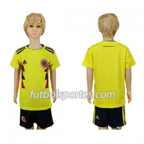 Camisetas Colombia Niño Primera Equipacion Mundial 2018